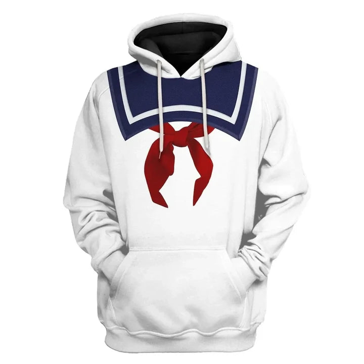 Stay Puft Marshmallow Man Ghostbusters - 3D Costume Cosplay Hoodie]