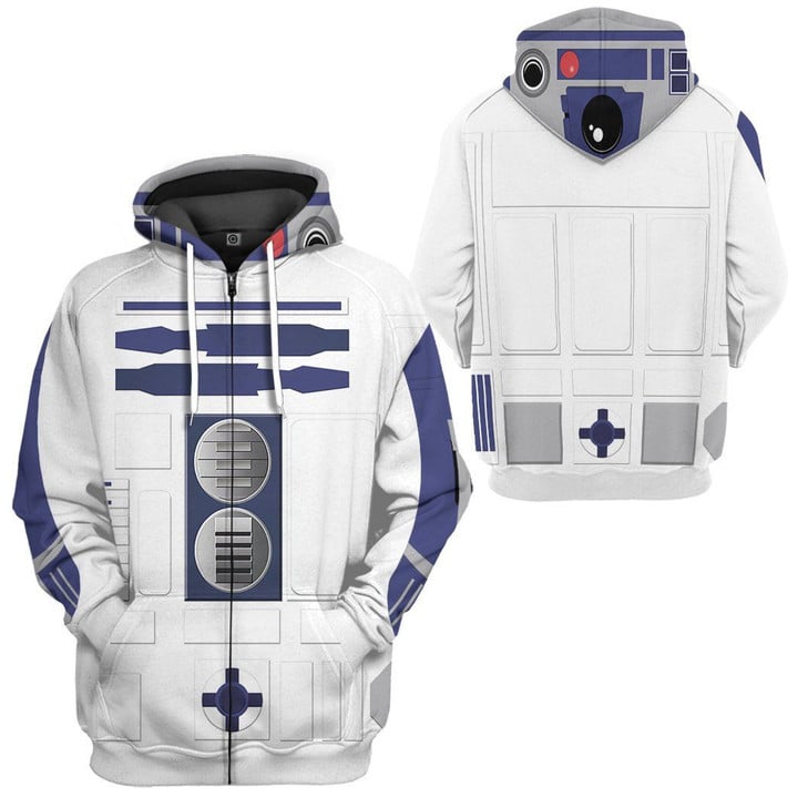 R2D2 - Costume Cosplay Hoodie