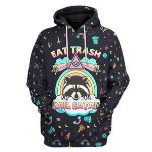 Eat Trash And Hail Satan - Hoodie