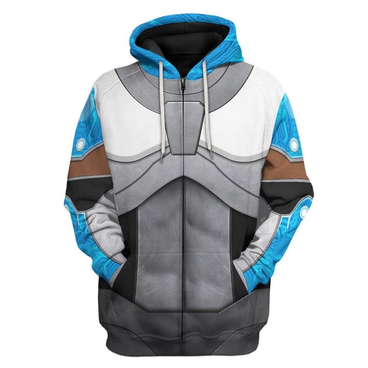 Cyborg Teen Titan Cosplay Costume - 3D Hoodie