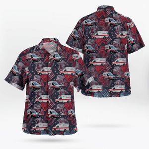 Lowell, Massachusetts, Trinity Ems, 4Th Of July - Hawaiian Shirt