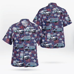 Horizon Health Ems, Paris, Illinois, 4Th Of July - Hawaiian Shirt