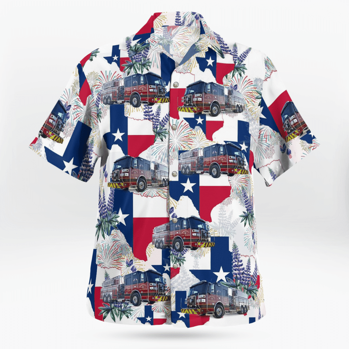 Manchaca Fire Rescue, Austin, Texas 4Th Of July - Hawaiian Shirt