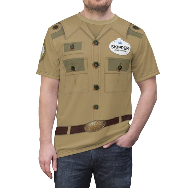 Jungle Cruise Skipper Cosplay Costume - 3D Tshirt