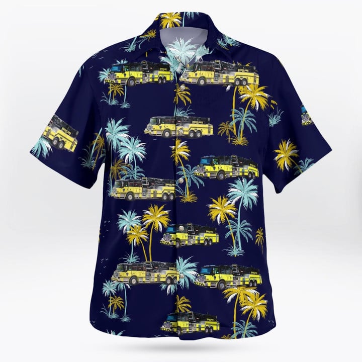 Woodlawn Fire Company, Blasdell, New York - Hawaiian Shirt Summer Vibes