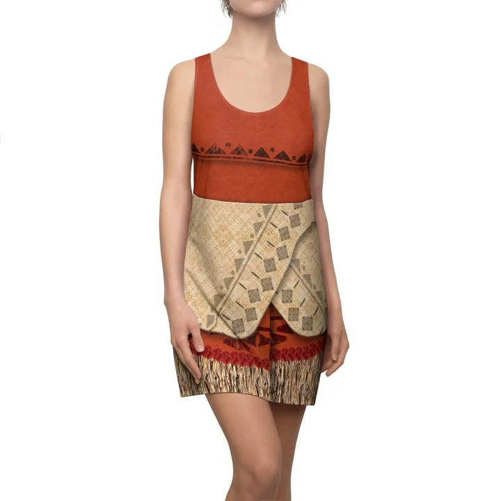 Gramma Tala Moana Cosplay Costume - Racerback Dress