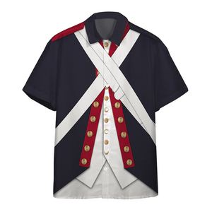 Continental Army Custome Cosplay - Hawaiian Shirt