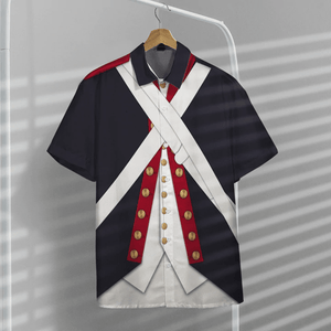 Continental Army Custome Cosplay - Hawaiian Shirt