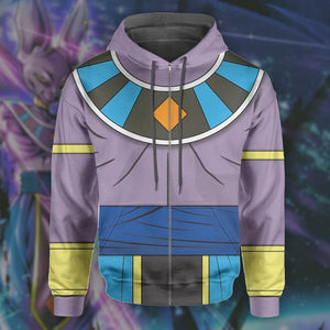 Anime Dragon Ball Z Beerus God 3D Hoodie For Men And Women