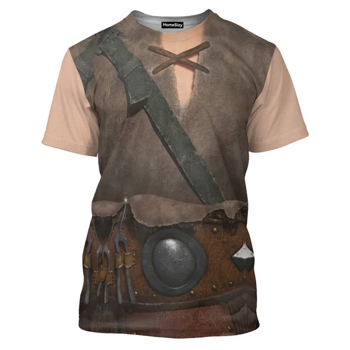 Hook Hand Tangled Costume Cosplay - 3D TShirt