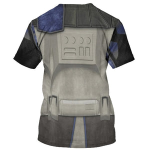 Captain Rex Star Wars Costume T-Shirt For Men And Women