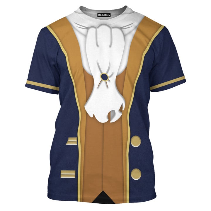 Beauty And The Beast Beast Costume Cosplay - 3D Tshirt