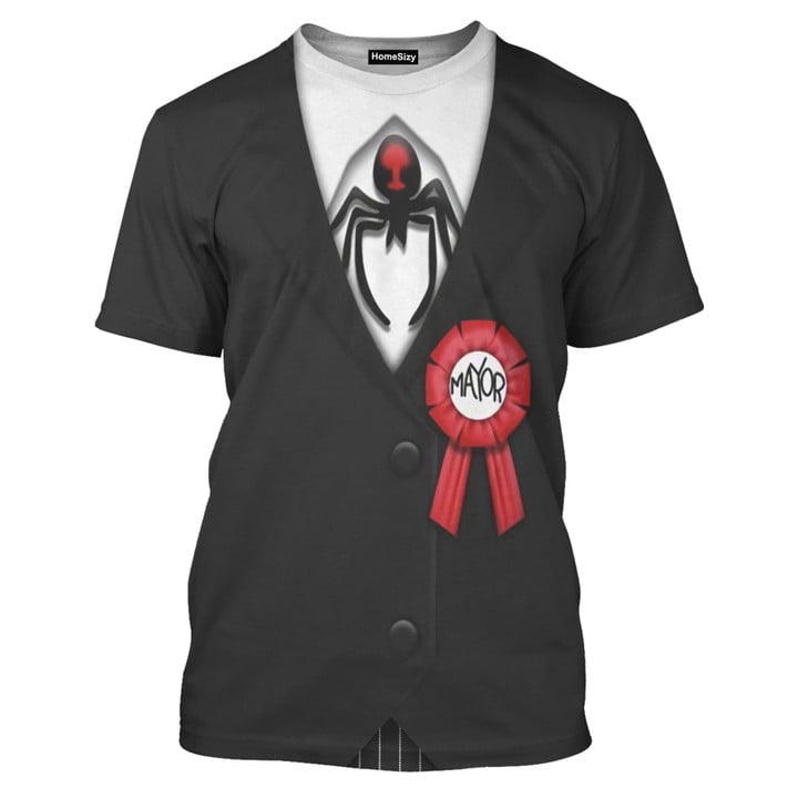 Mayor Of Halloween Town Nightmare Before Christmas Costume - 3D Tshirt