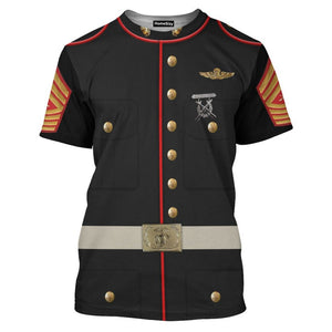 Full USMC Uniform - Costume Cosplay T-Shirt