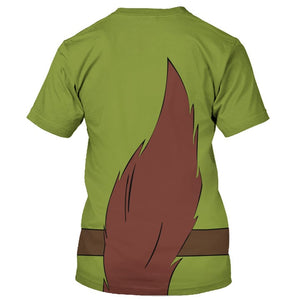 Robin Hood Costume Cosplay - 3D Tshirt