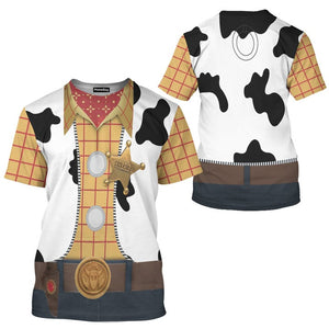 Movie Toy Story Series Woody Costume Cosplay - 3D Tshirt