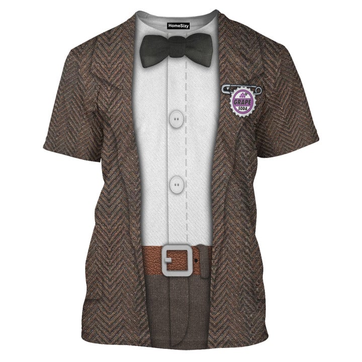 Pixar Up Movie Carl Ver.1 Cosplay Costume - 3D Tshirt