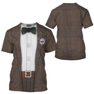 Pixar Up Movie Carl Ver.1 Cosplay Costume - 3D Tshirt