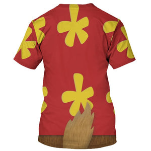 Dale Rescue Rangers Chip 'n' Dale Costume Cosplay - 3D Tshirt