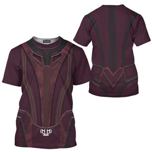 Wanda Scarlet Witch WandaVision Costume Cosplay - T-Shirt