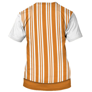 Orange Dapper Dan Costume T-Shirt For Men And Women