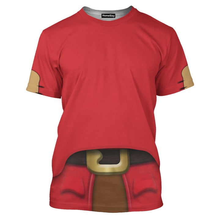 Grumpy Snow White Costume Cosplay - 3D Tshirt