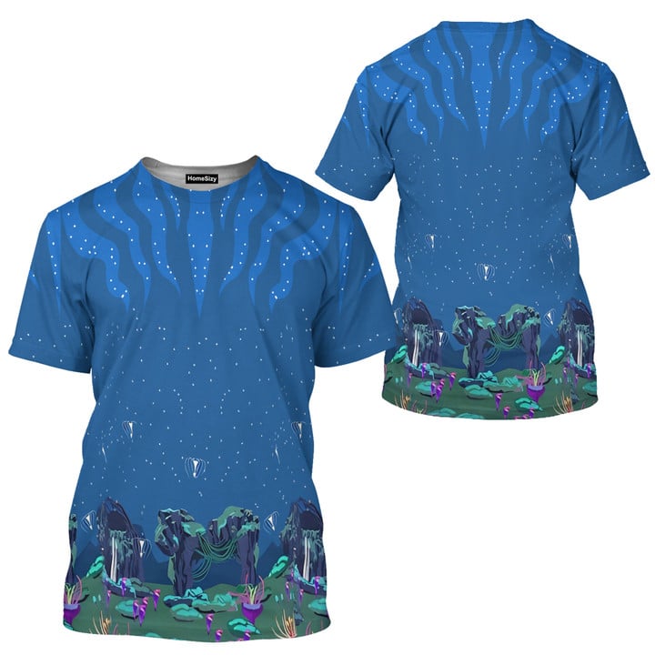 The World Of Avatar Pandora Pattern Costume - 3D Tshirt