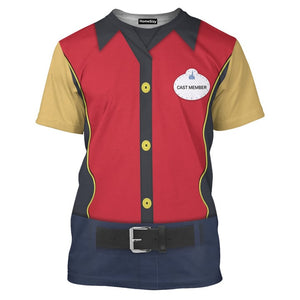 Toy Story Land Cast Member Cosplay Costume - 3D Tshirt