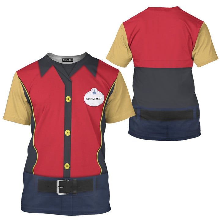 Toy Story Land Cast Member Cosplay Costume - 3D Tshirt