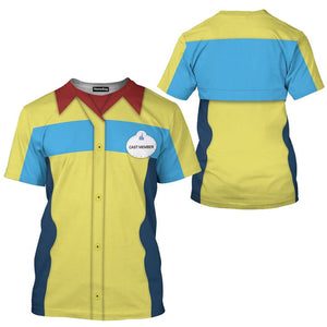 Toy Story Midway Mania Cast Member Costume Cosplay - 3D Tshirt