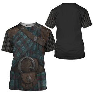 King Fergus Brave Costume Cosplay - 3D Tshirt