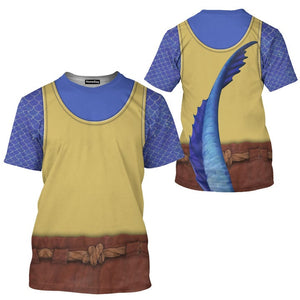 Alberto Scorfano Luca Pixar Costume Cosplay - 3D Tshirt