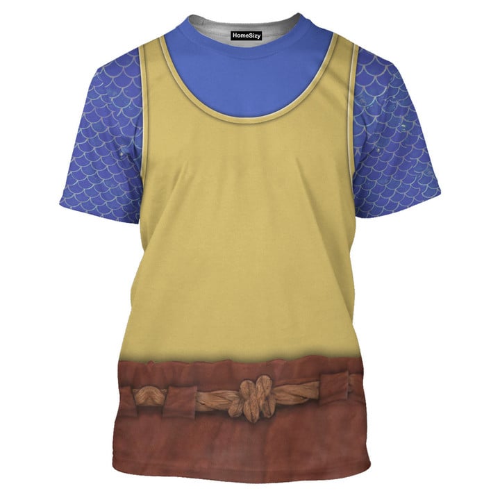 Alberto Scorfano Luca Pixar Costume Cosplay - 3D Tshirt