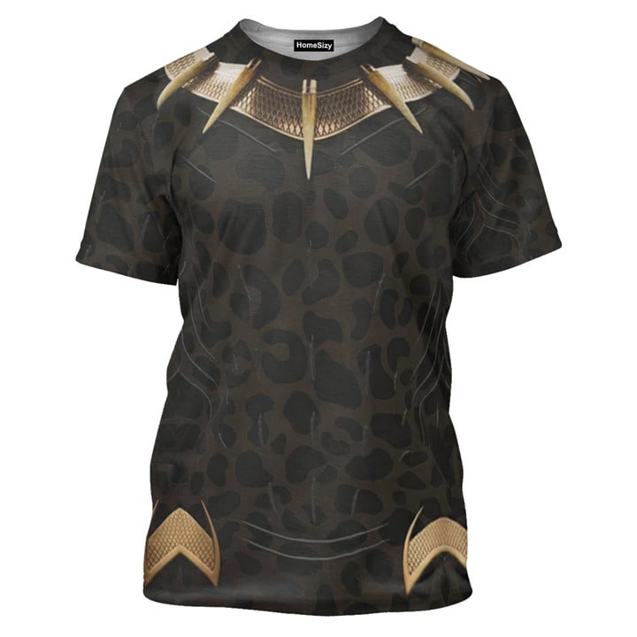 Erik Killmonger Jaguar Black Panther Costume Cosplay - T-Shirt