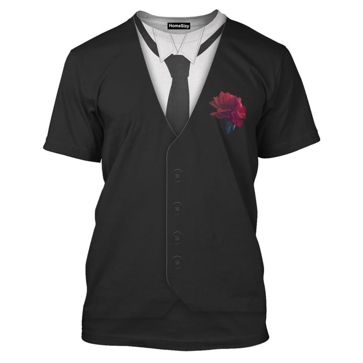 Mr. Banks Mary Poppins Costume Cosplay - 3D Tshirt