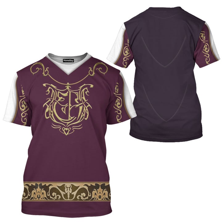 Prince Edward Enchanted Costume Cosplay - 3D Tshirt