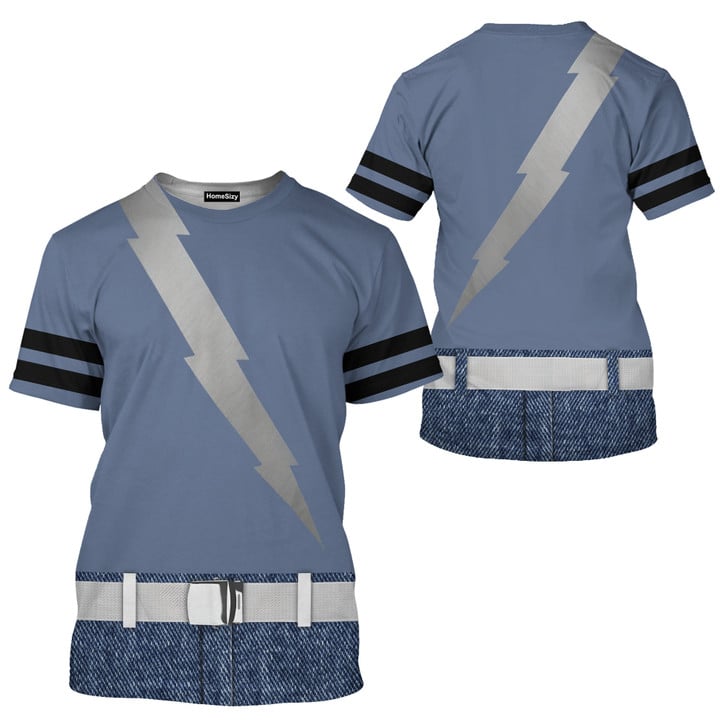 Wanda Vision Blue Quicksilver Halloween Costume Cosplay - T-Shirt