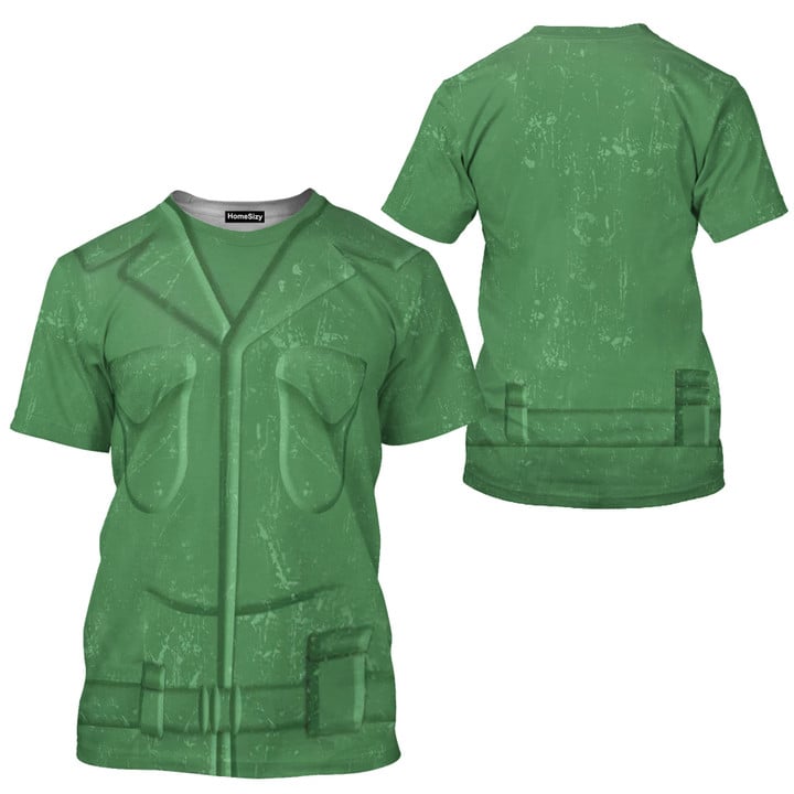 Green Army Toy Story Costume Cosplay - 3D Tshirt