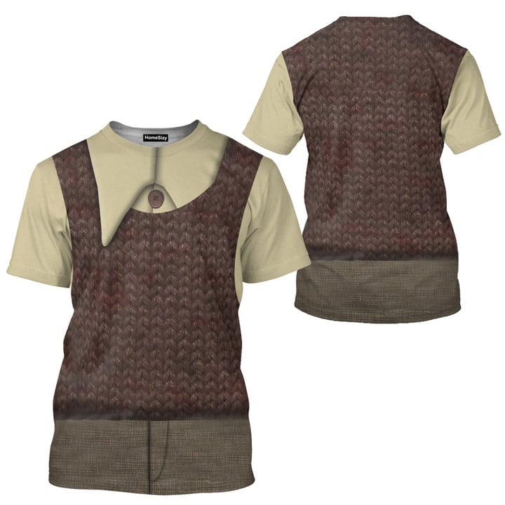 Young Carl Up Costume Cosplay - 3D Tshirt