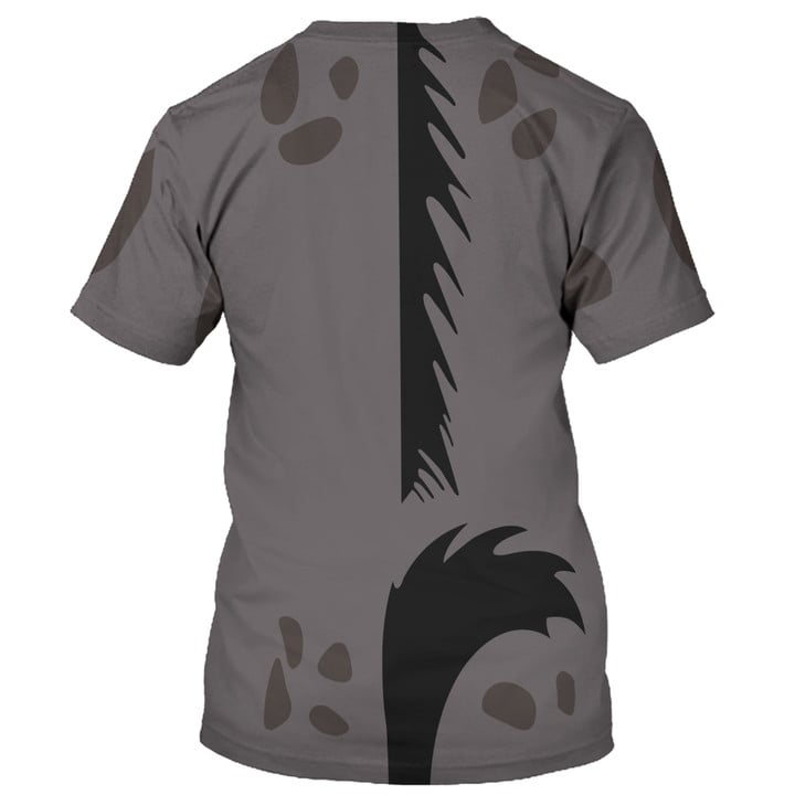 Hygena Lion King Costume Cosplay - 3D Tshirt