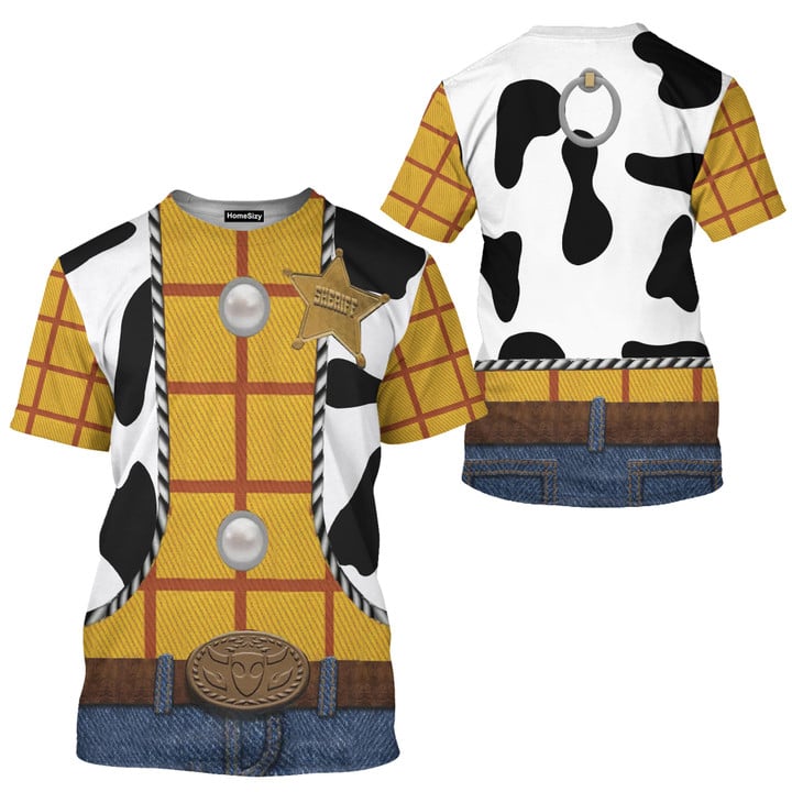 Woody Cosplay Costume Toy Story - 3D Tshirt