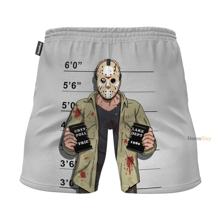 Friday the 13th Horror Movie Jason Voorhees - Beach Shorts