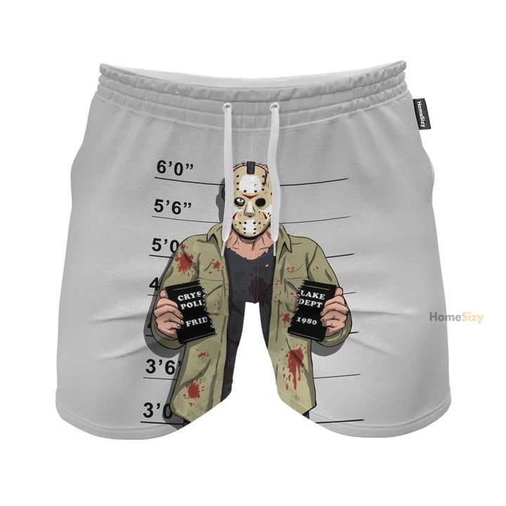 Friday the 13th Horror Movie Jason Voorhees - Beach Shorts