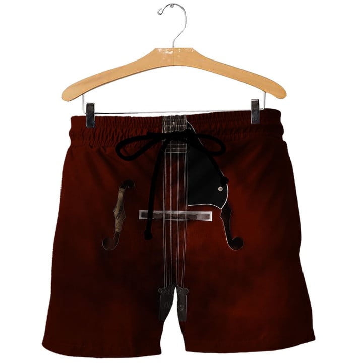 Mandolin Funny Cosplay Costume - Beach Shorts