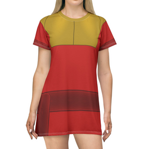 The Emperor's New Groove Red Kuzco Cosplay Costume - Tshirt Dress