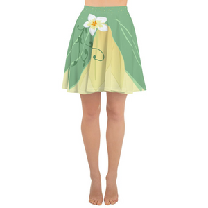 The Tiana And Lotus The Princess And The Frog Costume - Skater Skirt