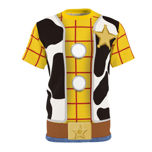 Toy Story The Cowboy Cosplay Costume - 3D Tshirt