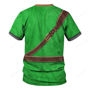 Link Iconic Costume Cosplay T-Shirt ZDHS06