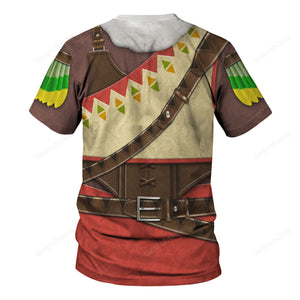 Snowquill Armor Set Link Costume Cosplay T-Shirt ZDHS13