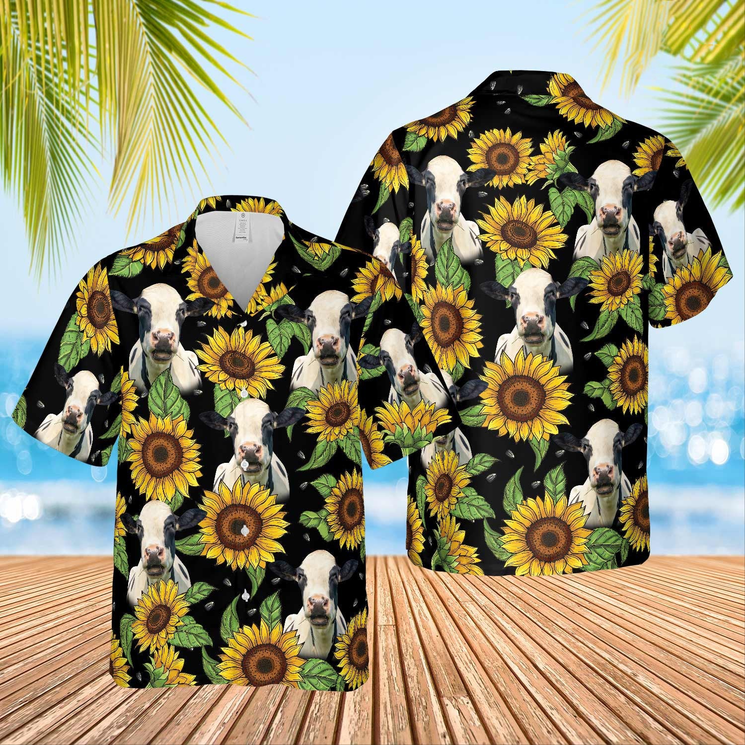 Unique Holstein Sunflower 2023 - Hawaiian Shirt